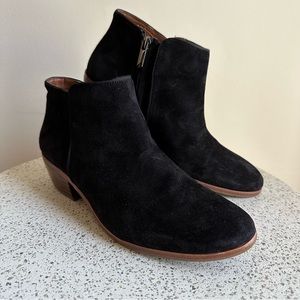 Sam Edelman Petty Ankle Boot, Black Suede
